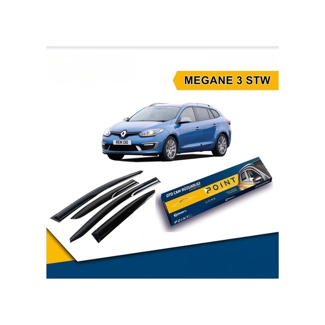 Renault Megane 3 Stw Cam Rüzgarlığı 4Lü