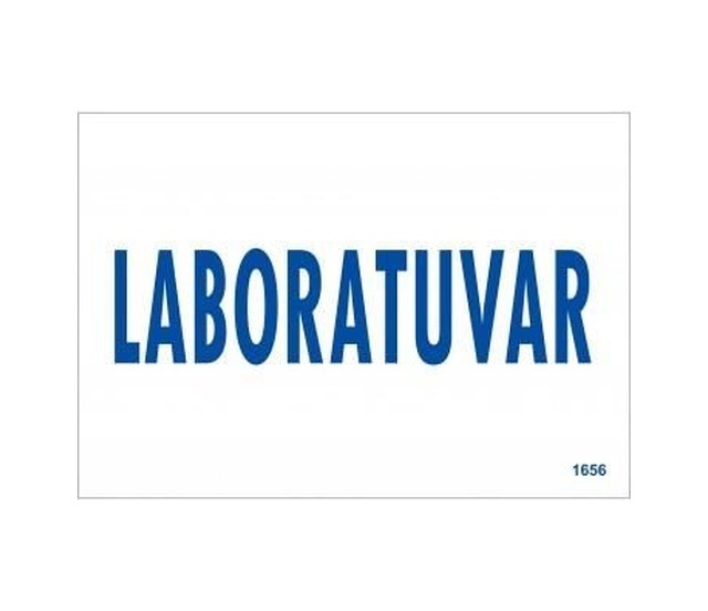 Buradabulabilirsin Laboratuvar Uyarı Levhası 17,5x25 Kod:1656 Nl