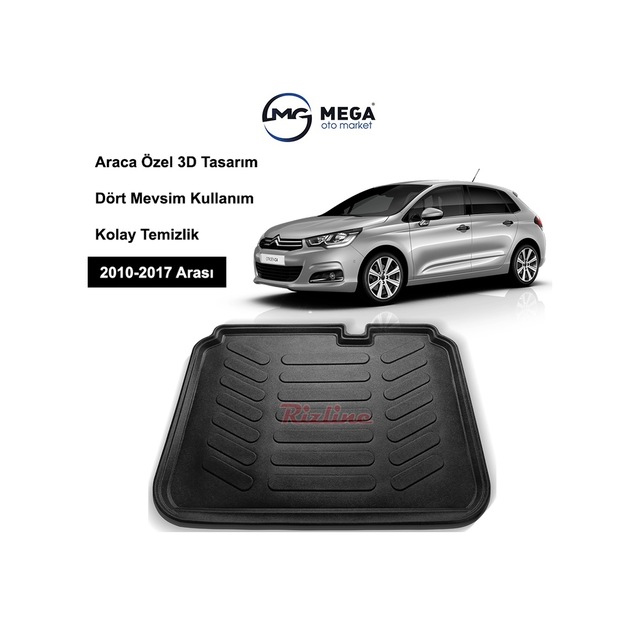 Citroen C4 Bagaj Havuzu 2010-2017 Arası Rizline