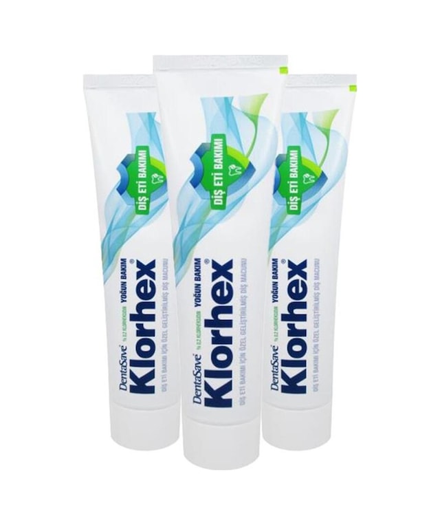 Klorhex Diş Macunu Yoğun Bakım 75 Ml X 3