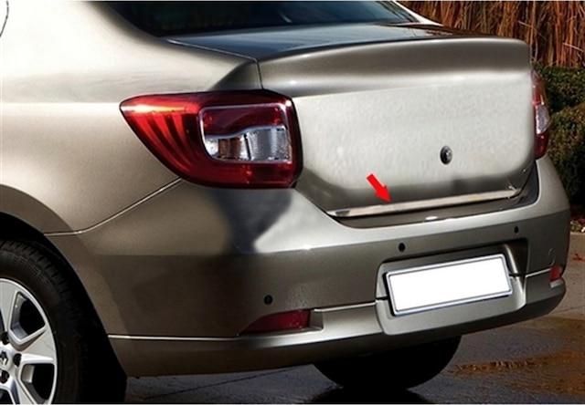 Db Chrome Renault Symbol Krom Bagaj Alt Çıta 2013-2016 P.Çelik N11.241