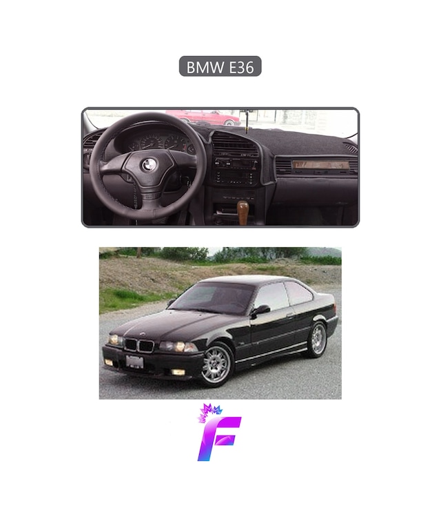 Bmw E36 Airbagsiz 1990-1998 Torpido Örtüsü Güneşten Korur Kolay Montaj Tam Uyum D2 Torpido Halısı