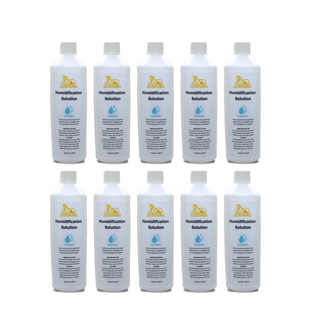 Lubinski Humidor Puro Kutusu Nemlendirici %70 Saf Su Solüsyon 500ML 10 ADET EkoPaket