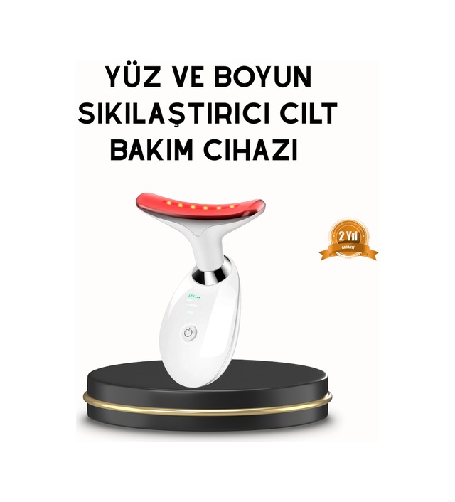 Boyun Ve Gıdı Toparlayıcı Ems Cilt Sıkılaştırıcı 7000 Titreşim Isı Terapisi - Lisinya