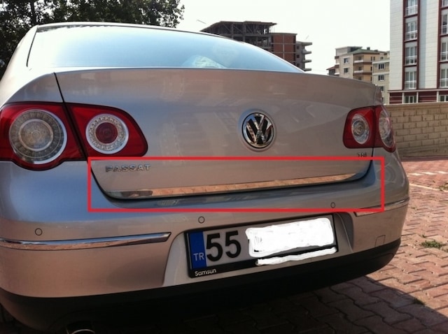 Volkswagen Passat B6 2005-2011 Krom Bagaj Alt Çıtası N11.44