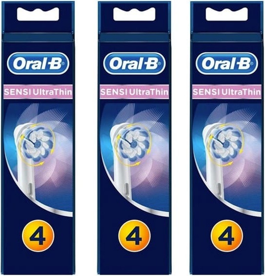Oral-B Sensi Ultra Thin Diş Fırçası Yedek Baslık 3 x 4'lü