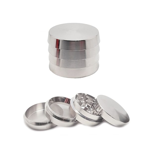 Silver 52 MM 4 Katlı Grinder Herbal Öğütücüsü Parçalayıcı Rb84slv