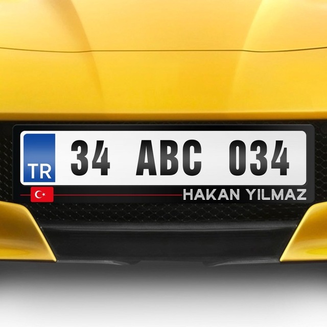 Kişiye Özel Plakalık - 3 296112089