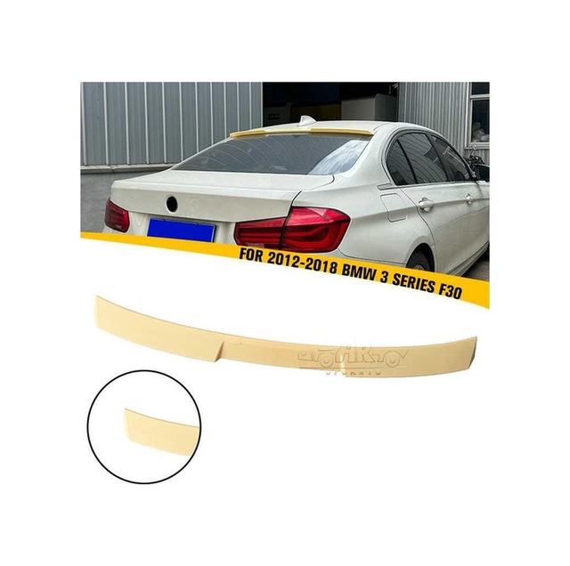 Bmw F30 Cam Üstü Yarasa Spoiler Parlak Siyah İthal Abs Plastik
