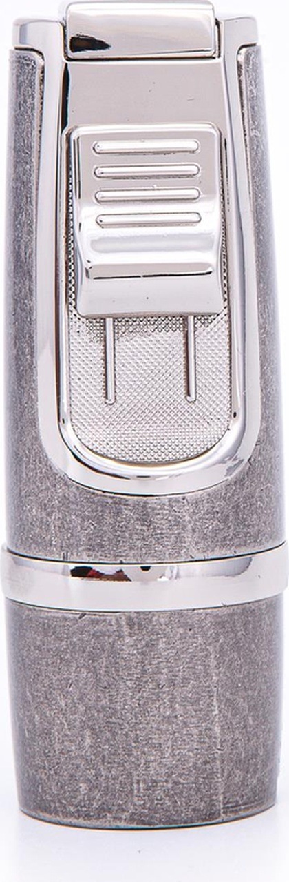 3 Torch Pürmüz Fırçalı Gunmetal Metal Puro Çakmağı - Tr7213