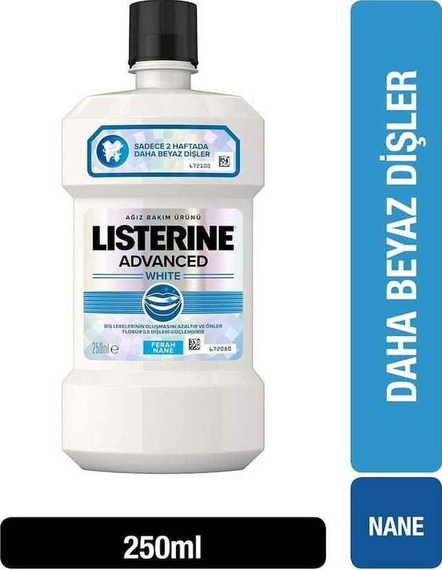 Listerine Advanced White Nane Aromalı Ağız Bakım Suyu 250 ML