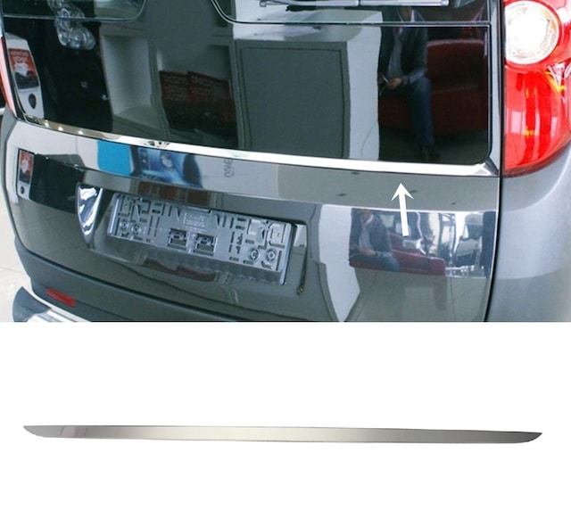 Fiat Doblo Krom Arka Cam Alt Çıtası 2010 Ve Üzeri P.çelik