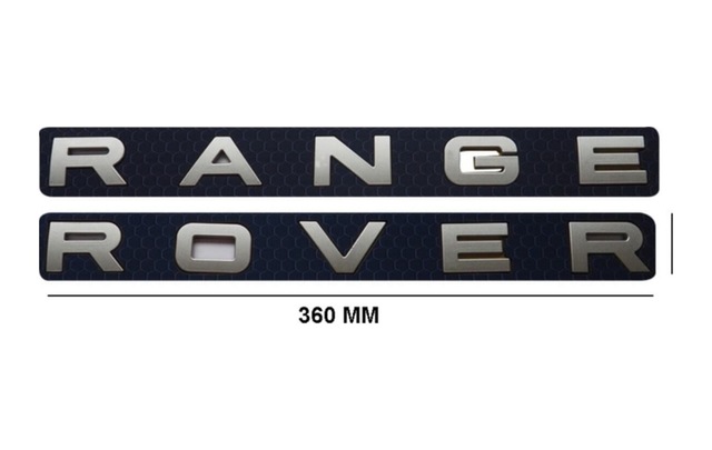 Range Rover Kaput Yazısı Range Rover Mat Renk Yazı Amblem