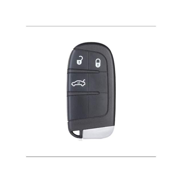 Gma Keys Lüx Jeep Compass Renegade Fiat 500l 3 Tuşlu Smart Kumanda Kabı 1.ci Kalite