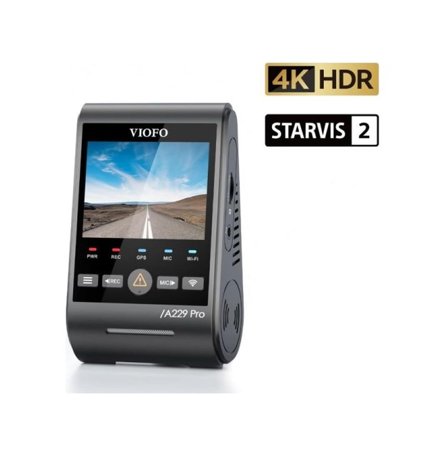 A229 Pro 4k Hdr Sony Starvis 2 Sensörlü Wi-fi Gps'li Araç Kamerası