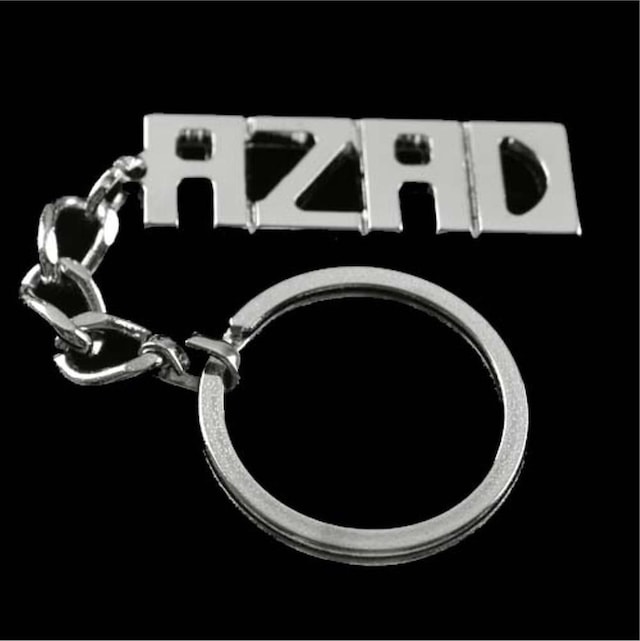Azad - 745 - - Spt-gld - İsimli Anahtarlık Çok Renkli