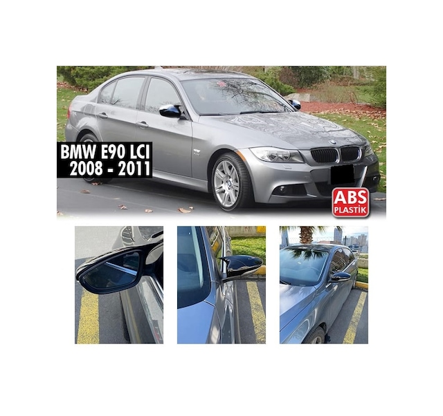 Bmw 3 Serisi E90 Lci Makyajlı Yarasa Ayna Kapağı - 2008 - 2011