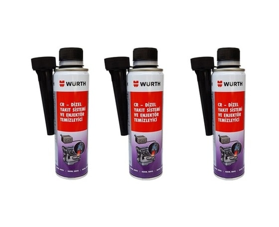 Würth Cr-Dizel Enjektör Temizlik-Performans İyileştirici 3 Adet