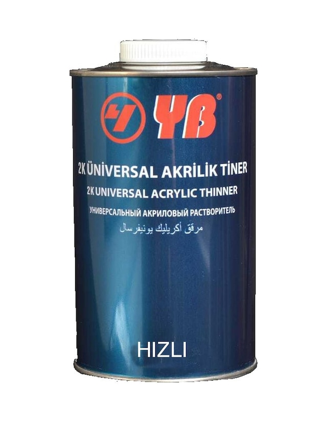 Yb 2K Universal Akrilik Tiner Hızlı 1 Litre