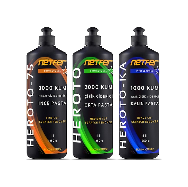 Netfer 3'lü Pasta Set - 3x1 L