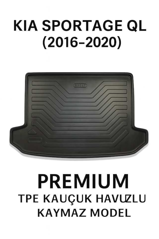 Kia Sportage Sl 2010-2015 Uyumlu 3d Bagaj Havuzu Premium