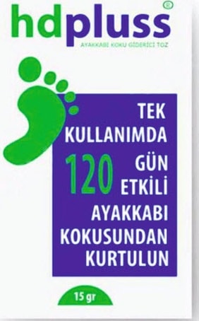 HD Pluss 120 Gün Etkili Ayak Koku Önleyici Koku Giderici Toz 4 x 15 G