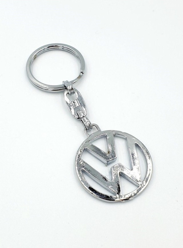 Volkswagen Logolu Uyumlu Metal Anahtarlık Gümüş