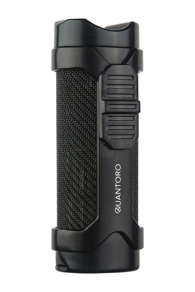 Quantoro 3 Torch Pürmüz Delicili Siyah Metal Puro Çakmağı - Trz1154