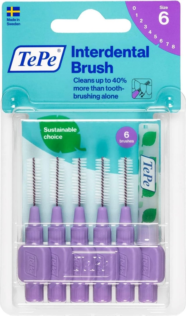 Tepe Blister 1.1 Mm - Mor Diş Arayüz Fırçası 1 X 6 Adet