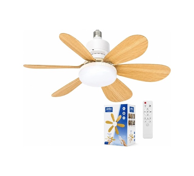 Ers- Tavan Vantilatörü Ve Led Avize - Uzaktan Kumandalı - 6 Kanatlı - 52 Cm