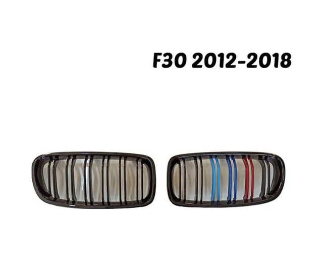 Bmw 3 Seri F30 M3 Böbrek – Çift Çizgi Panjur M Renk 2012-2018