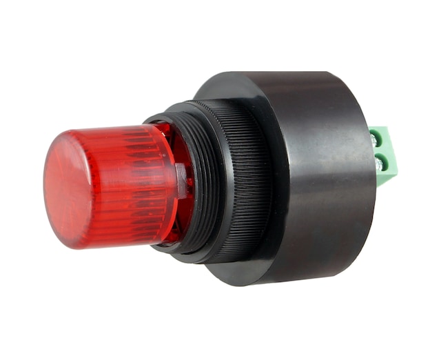 Mesan Ø28 Pano Montaj Led Buzzer Kesik Ses Klemens Kırmızı 24Vac/Dc Ms 1205.24Vac-Dc
