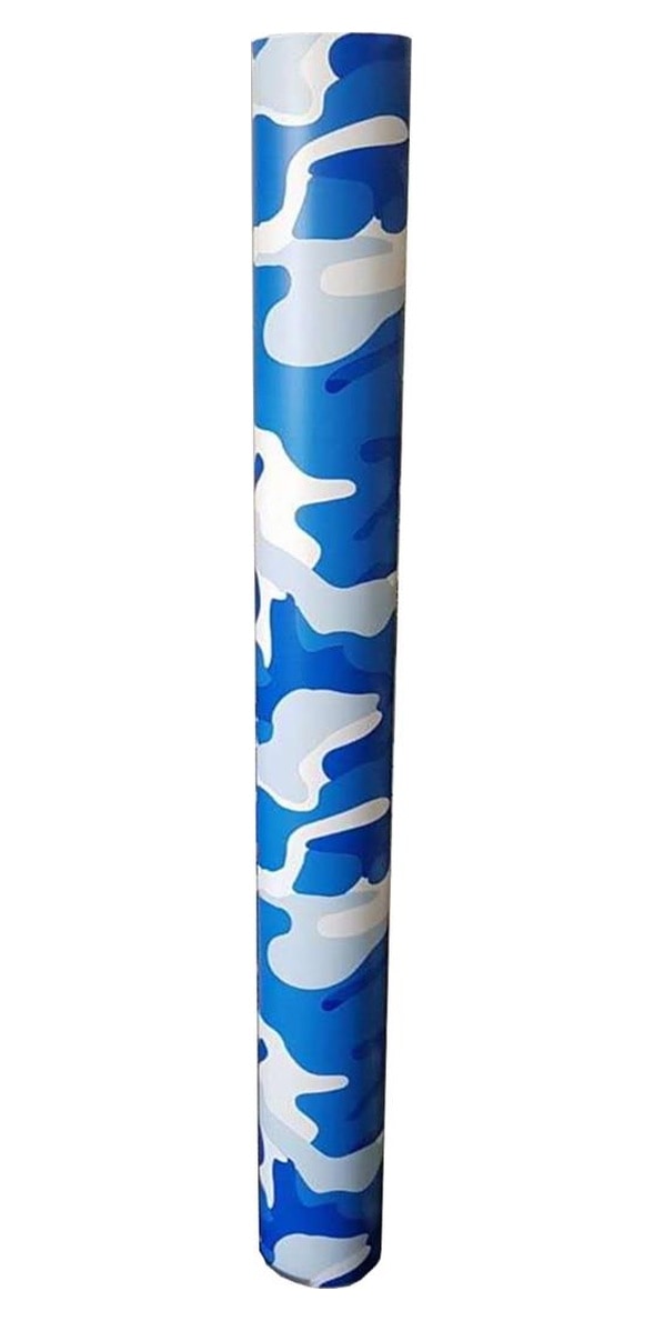 Kamuflaj Folyo Mavi Beyaz 152 Cm X 1 Metre