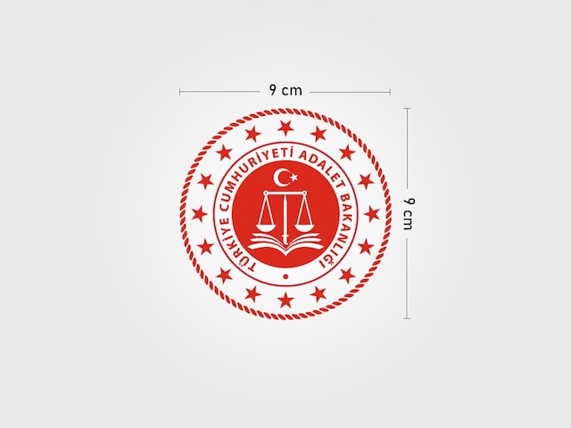 Adalet Bakanlığı Araç Logo Sticker ŞEFFAF