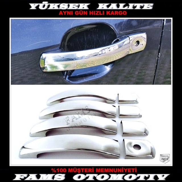 Ford Mondeo Krom Kapı Kolu 4 Kapı P.Çelik 2000-2007 Arası