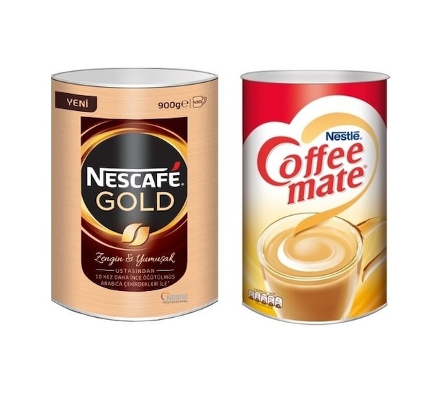 Nescafe Gold 900 G + Coffee Mate Kahve Kreması 2 KG