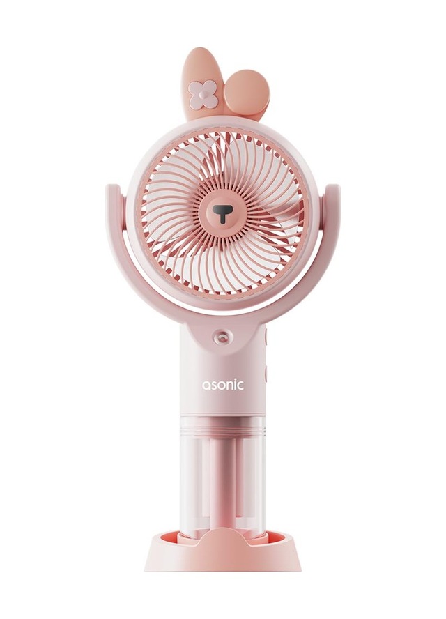 Asonic Afn26 Pembe 500mah 2 Kademe Nemlendirici Sprey Usb Fan