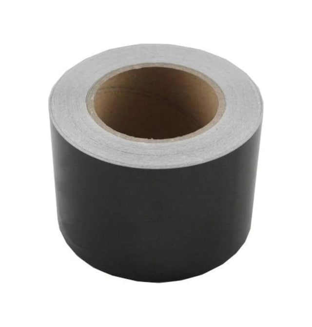 Fosforlu Bant Çapraz 9,2 Cm X 5 Metre Siyah