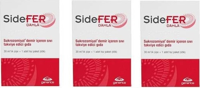 Sidefer Damla 30 Ml 3 Adet