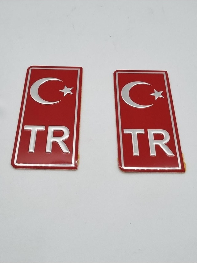 Süslen Tr Plaka Sticker Türkiye Plaka Sticker