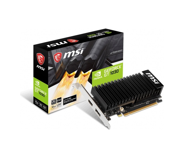 MSI NVIDIA GeForce GT1030 2GHD4 LP OC 2 GB DDR4 64 Bit Ekran Kartı