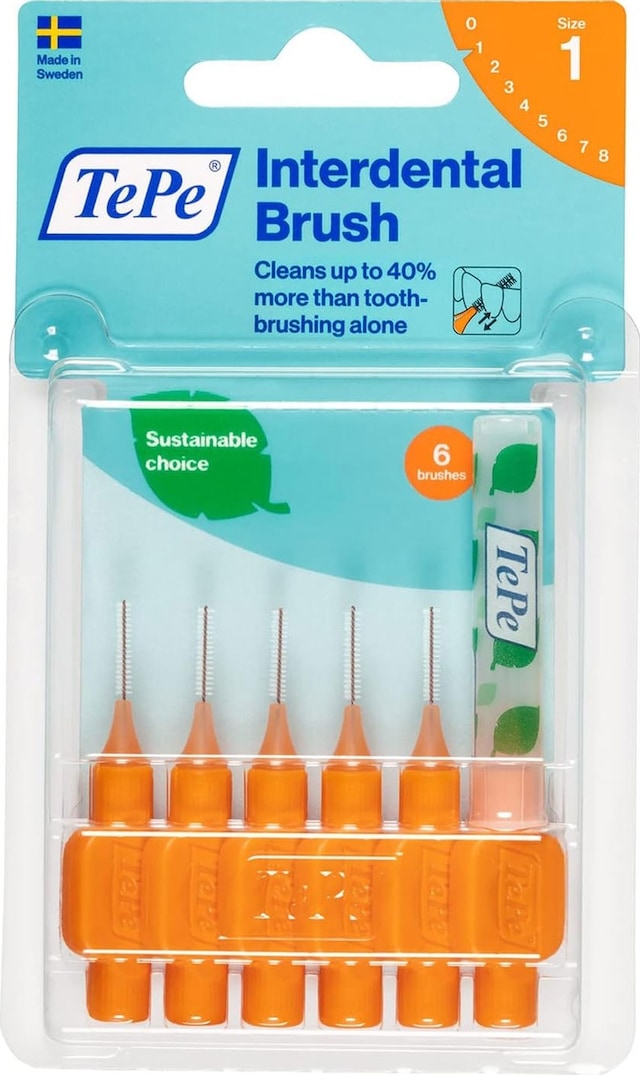 Tepe Blister 0.45 Mm - Turuncu Diş Arayüz Fırçası 1 X 6 Adet