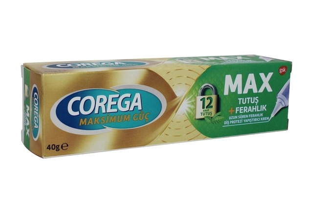 Maksimum Tutuş + Ferahlık Diş Protez Yapıştırıcı Krem 40gr