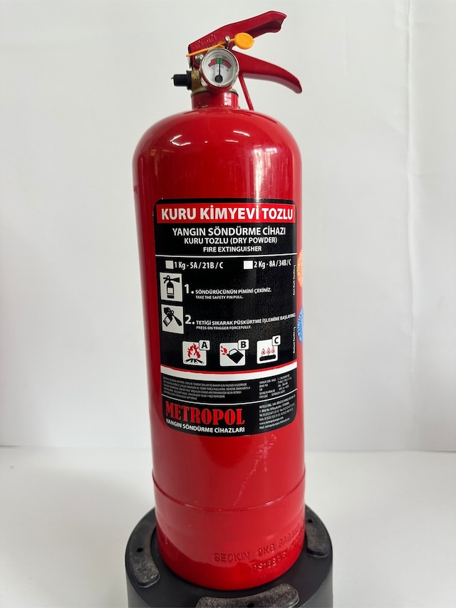 2 Kg Araçlar İçin Yangın Söndürücü