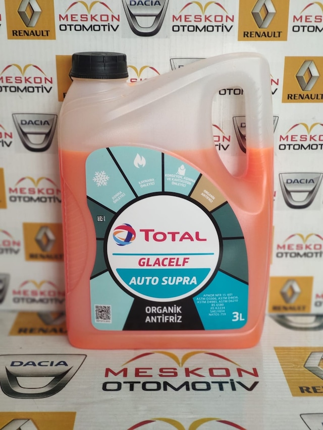 Total Glacelf Auto Supra Antifriz 3 Litre 5 Adet 2021 Üretim