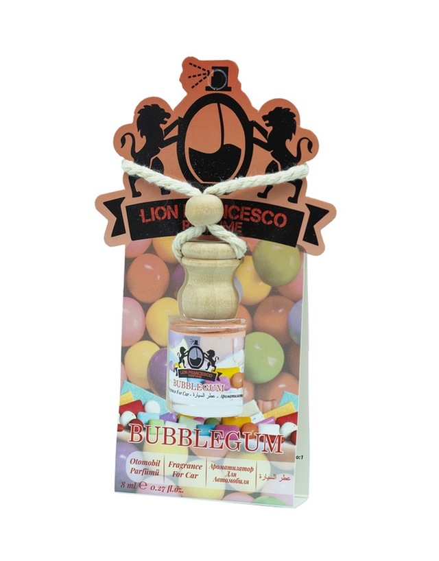 Lion Francesco Auto Fragrance Bubblegum 8ML