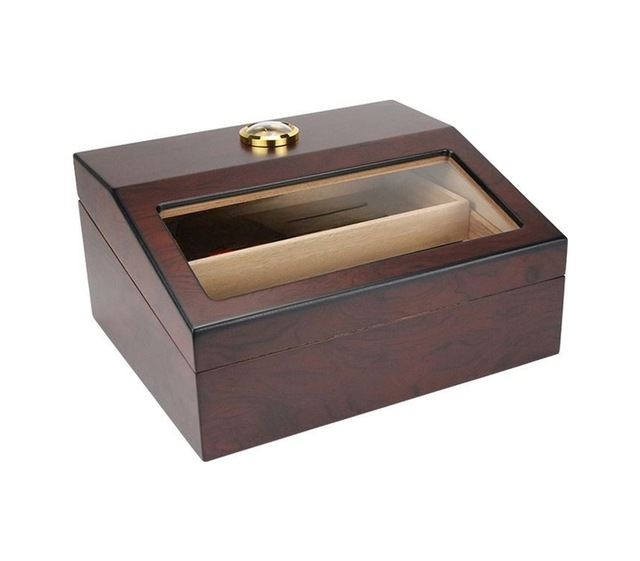 Falconetti Kahverengi Camlı Humidor Puro Kutusu Rc11