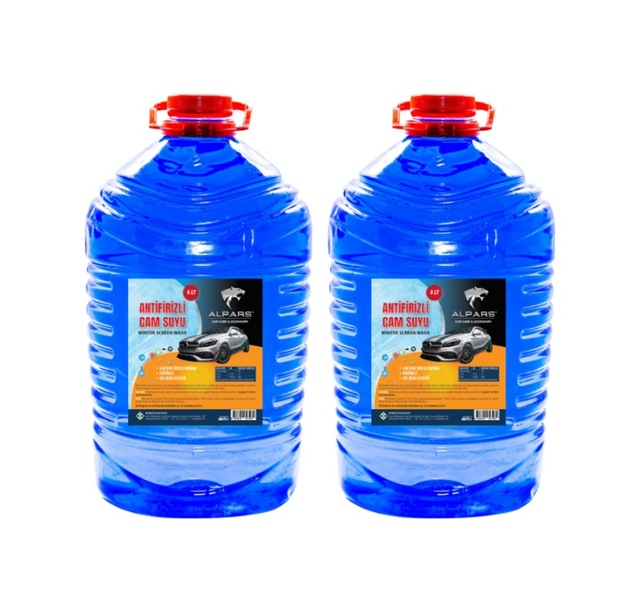 Alpars Oto Cam Suyu 5 Lt Antifrizli Cam Suyu - 25 Derece 2 Adet