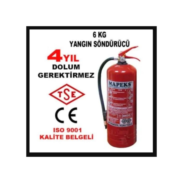 6kg Yangın Söndürücü Tüp Tüv Onaylı - 38333112