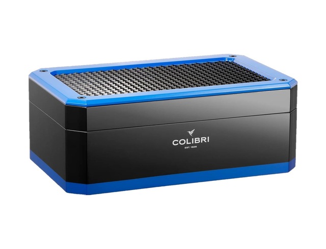 Colibri Rally Humidor Puro Kutusu Piano Siyah/maviı 120's